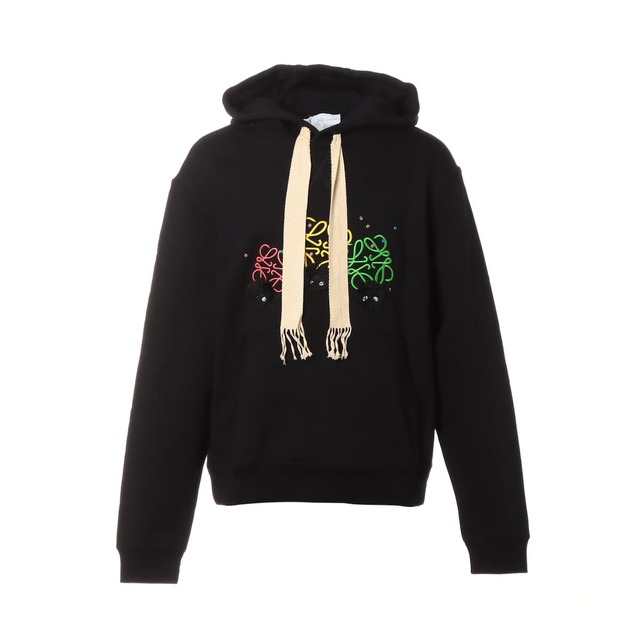 LOEWE - ロエベ アナグラム コットン×アクリル XXL ブラック メンズ その他ト