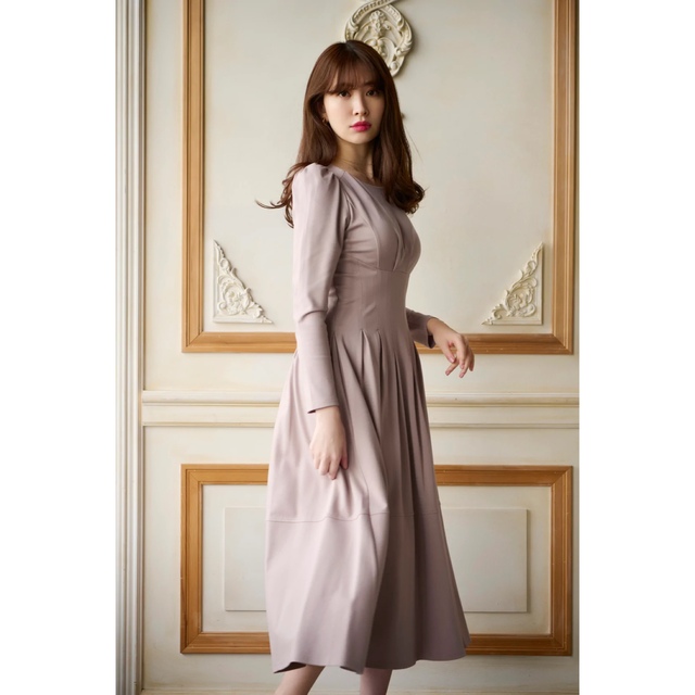 Her lip to(ハーリップトゥ)のMarylebone Midi Dress レディースのワンピース(ひざ丈ワンピース)の商品写真