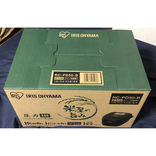 アイリスオーヤマ - アイリスオーヤマ 圧力IHジャー炊飯器 5.5合 ブラック　RC-PD50-B
