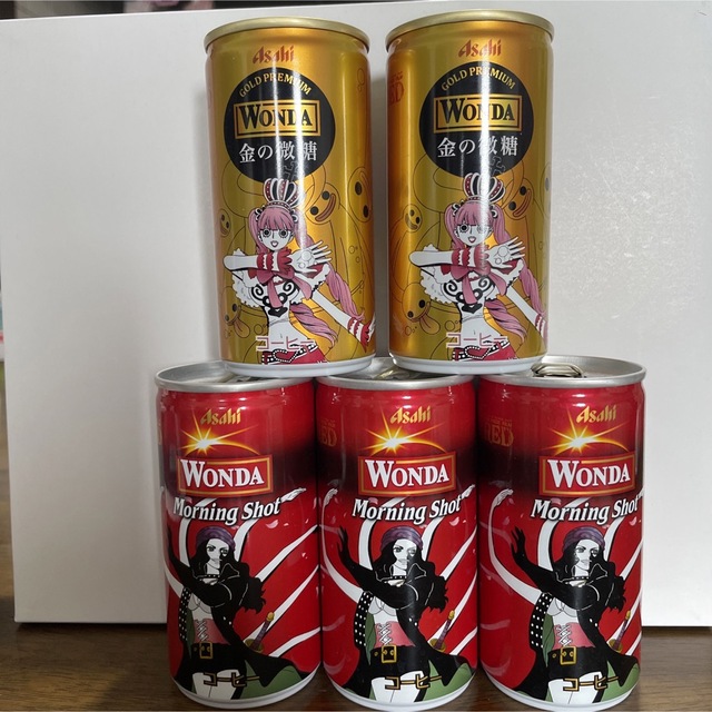ONE PIECE コラボ　WONDA 空缶 食品/飲料/酒の飲料(コーヒー)の商品写真