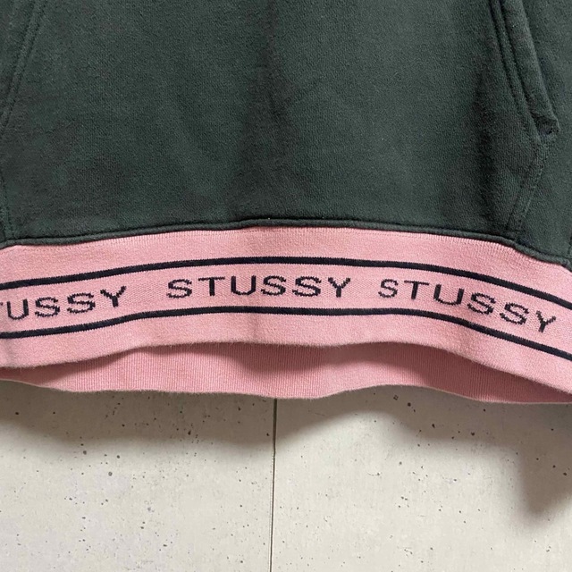 stussy 裏起毛プルオーバーパーカー ☆ M