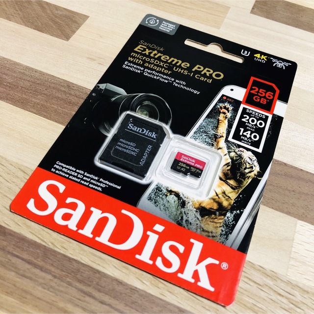 SanDisk(サンディスク)のNew microsdxc 256gb extreme pro スマホ/家電/カメラのカメラ(その他)の商品写真