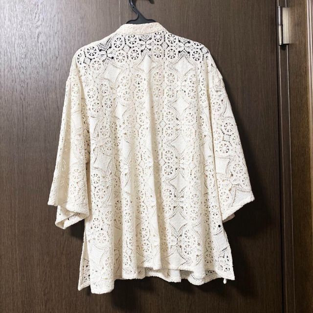 美品 CLANE CHEMICAL LACE OVER CHINA SHIRT #値下げ【未使用