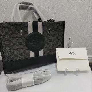 新品級✨COACH コーチ 2wayトートバッグ シグネチャー　デンプシー　赤