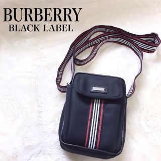 バーバリーブラックレーベル(BURBERRY BLACK LABEL)の【美品】BURBERRY BLACK LABEL ショルダーバッグ バーバリー(ショルダーバッグ)