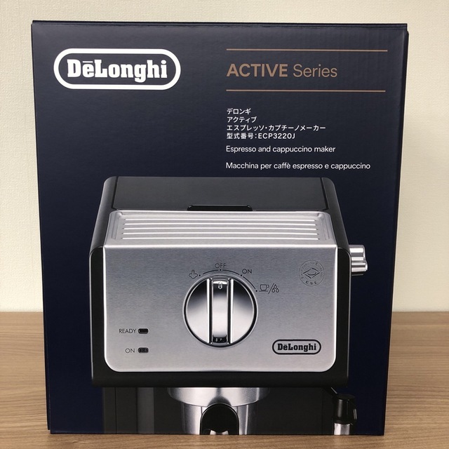 DeLonghiメーカー型番DeLonghi エスプレッソ・カプチーノメーカー ECP3220J-BK