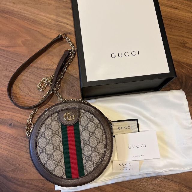 70％OFF】 Gucci オフィディア ラウンド ショルダーバッグ グッチ 【値下げ】美品 GUCCI ショルダーバッグ