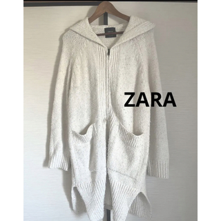ザラ(ZARA)のZARA ロングニット　ゆったりあたたか✨レディース　Mサイズ(ニット/セーター)