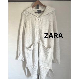 ザラ(ZARA)のZARA ロングニット　ゆったりあたたか✨レディース　Mサイズ(ニット/セーター)