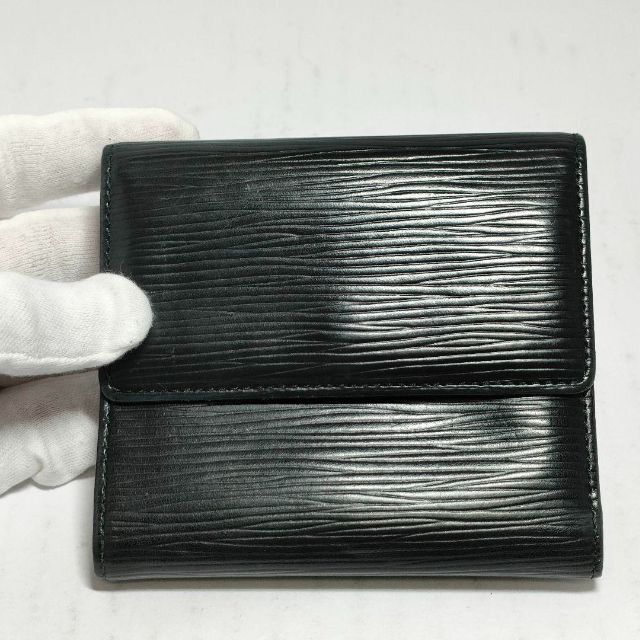 LOUIS VUITTON(ルイヴィトン)のルイヴィトン エピ ノワール Wホック財布 ポルトモネ ビエ カルトクレディ メンズのファッション小物(折り財布)の商品写真