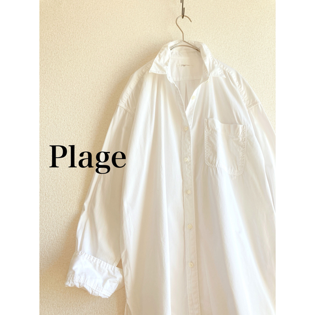 Plage(プラージュ)のplage プラージュ　シャツ　Boys box シャツ レディースのトップス(シャツ/ブラウス(長袖/七分))の商品写真