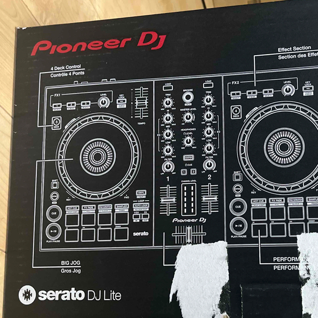 Pioneer(パイオニア)の【美品】Pioneer DDJ-SB3-N ゴールド Seratoコントローラー 楽器のDJ機器(DJコントローラー)の商品写真