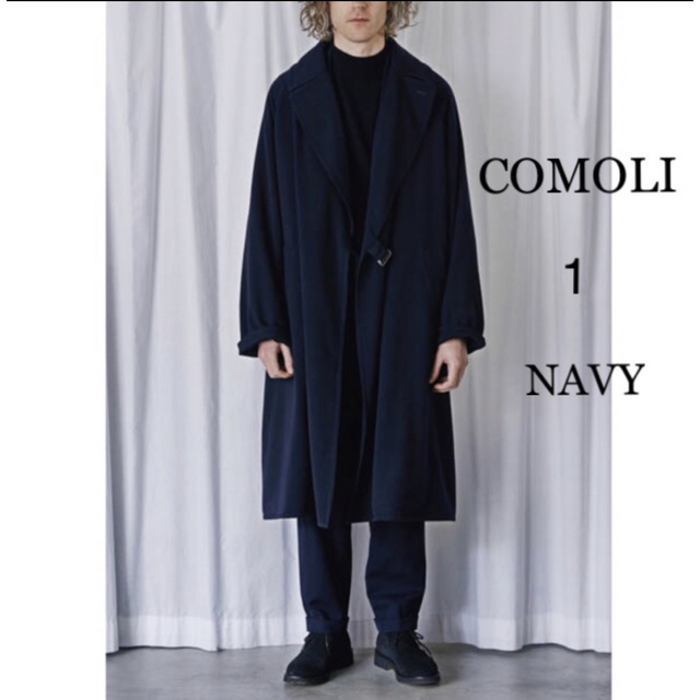 COMOLI  2017AW コモリウール中綿タイロッケンコート