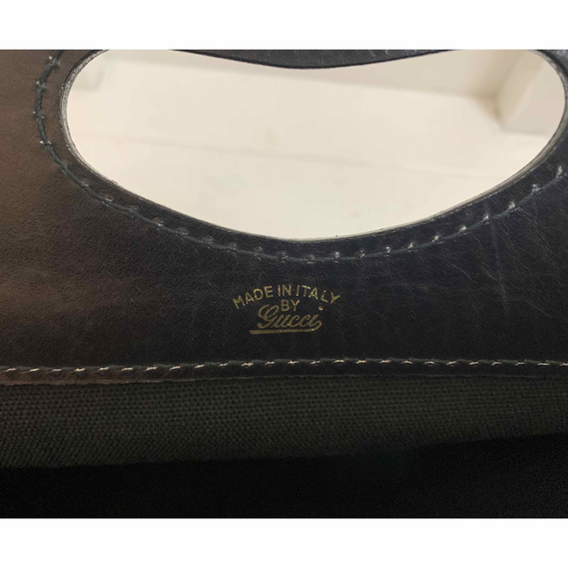 OLD GUCCI オールドグッチ イタリア製 マイクロGG ハンドバッグ 男女
