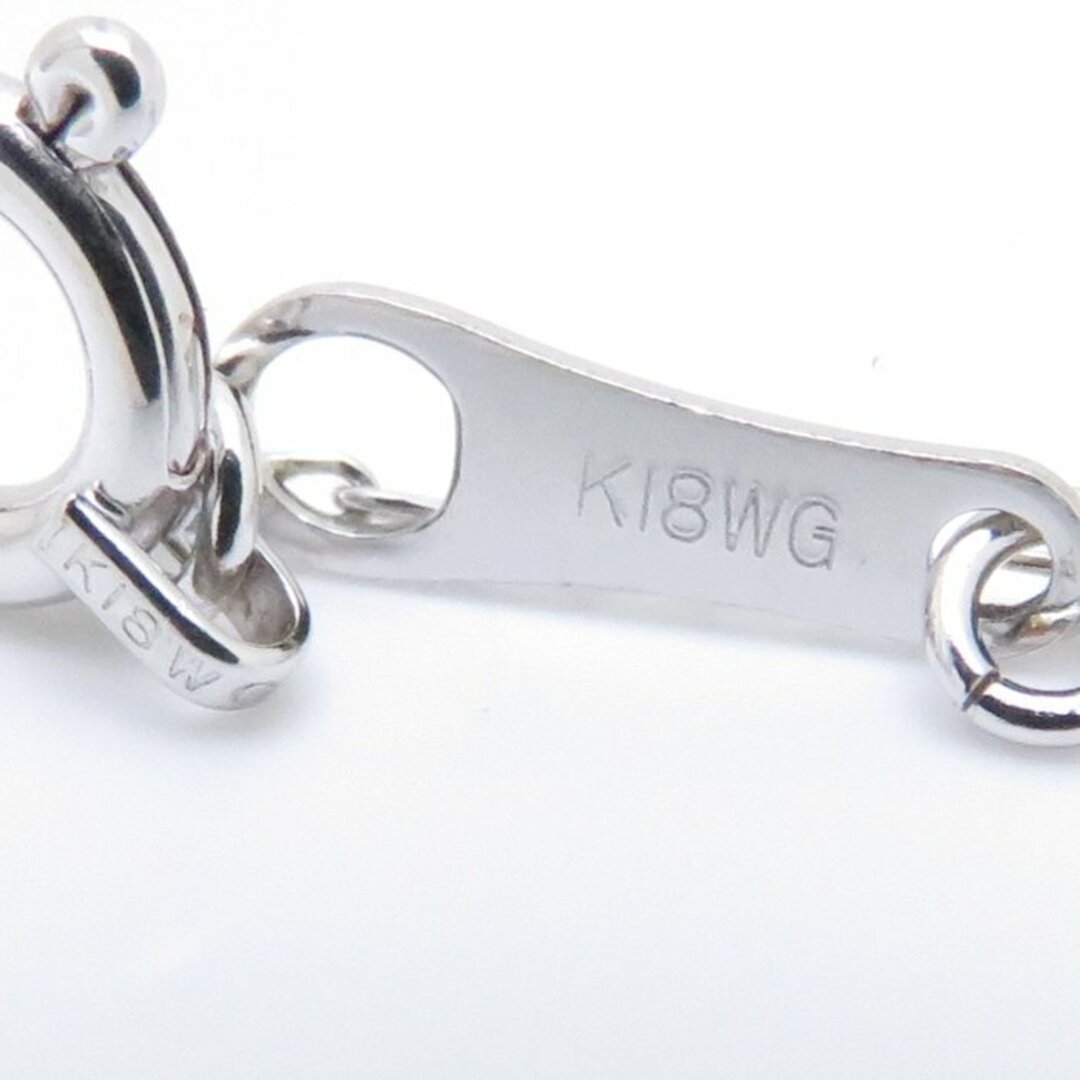 ダイヤモンド ネックレス ハートモチーフ ダイヤモンド0.50ct K18WG