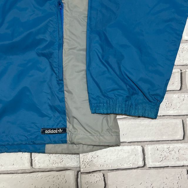 adidas - 80s adidas ナイロンジャケット ロゴタグ入り ライト