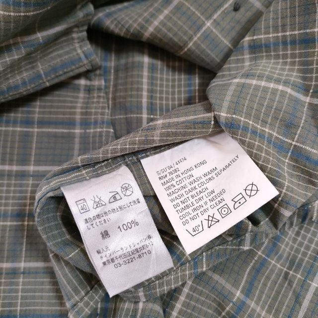 Timberland(ティンバーランド)のtimberland ティンバーランド 香港製 長袖チェックシャツ 綿100％ メンズのトップス(シャツ)の商品写真