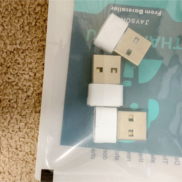 Basesailor USB CメスからUSBオス変換アダプター 3パックの通販 by