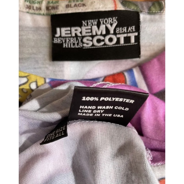 JEREMY SCOTT(ジェレミースコット)のJEREMY SCOTT 柄Tシャツ Y25 レディースのトップス(Tシャツ(半袖/袖なし))の商品写真