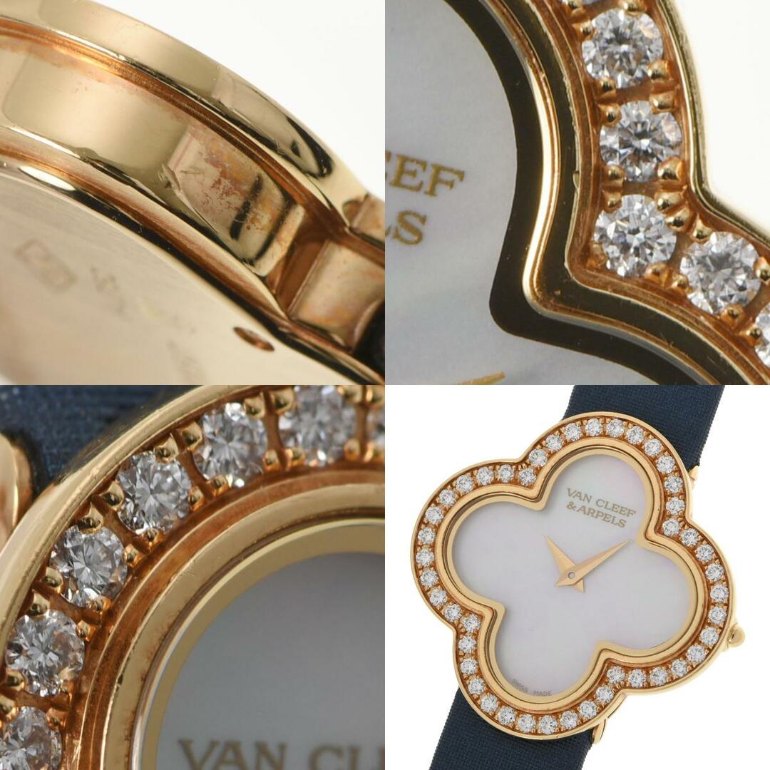 Van Cleef & Arpels(ヴァンクリーフアンドアーペル)のヴァンクリーフ＆アーペル  アルハンブラスモール ベゼルダイヤ 腕時計 レディースのファッション小物(腕時計)の商品写真