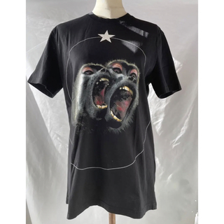 ジバンシィ(GIVENCHY)のジバンシィ　メンズブラックプリントTシャツ Y45(Tシャツ/カットソー(半袖/袖なし))