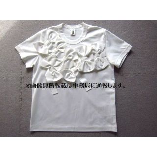 noir kei ninomiyaノワールケイニノミヤ リボンＴシャツ ホワイト www