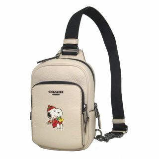 コーチ(COACH)の【新品】ピーナッツ × コーチ ボディバッグ CE602 QBT04(ボディーバッグ)