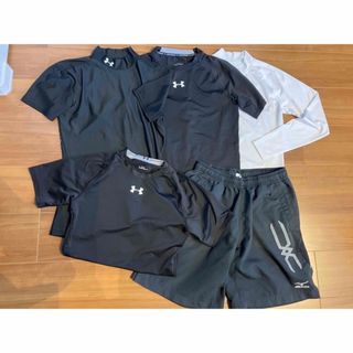 アンダーアーマー(UNDER ARMOUR)のアンダーアーマー　5点セット　LGサイズ　メンズ　トレーニングウェア　野球(その他)