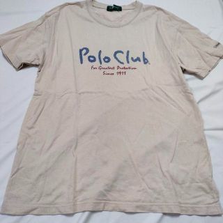 ポロクラブ(Polo Club)のPolo Club ポロクラブ 綿100％ L オフホワイト Tシャツ(Tシャツ/カットソー(半袖/袖なし))