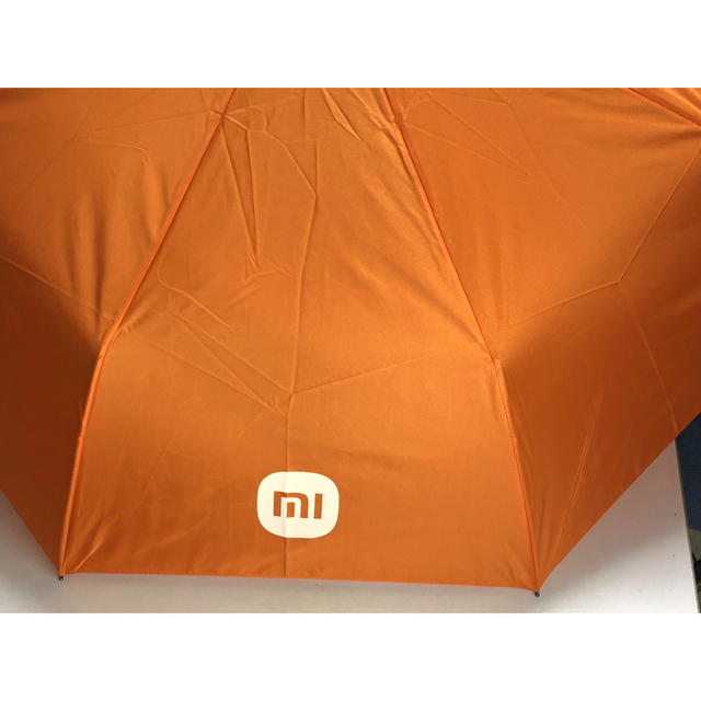 非売品 新品 Xiaomi 販促ノベルティ 折りたたみ傘 オレンジ色 メンズのファッション小物(傘)の商品写真