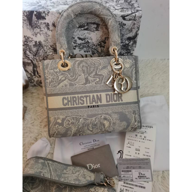 Dior - DIOR クリスチャンディオール レディディオール ミディアムバッグ