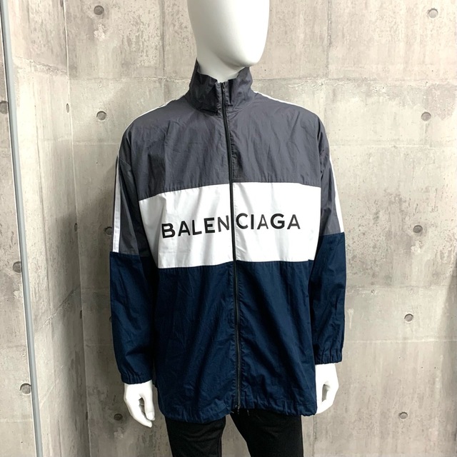 Balenciaga - BALENCIAGA バレンシアガ ジャケット ジップアップ ロゴ