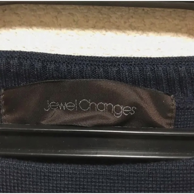 Jewel Changes(ジュエルチェンジズ)のJewel Changes ジュエルチェンジズ　紺　ネイビー　ワンピース レディースのワンピース(ひざ丈ワンピース)の商品写真