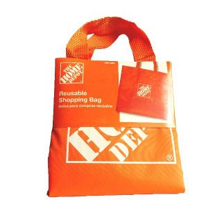 アメリカ ホームデポ エコバッグ THE HOME DEPOT オレンジ 軽量(エコバッグ)