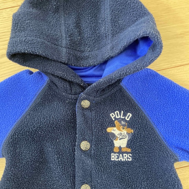 POLO RALPH LAUREN(ポロラルフローレン)のPOLO 足付きもこもこロンパース　70〜85 キッズ/ベビー/マタニティのベビー服(~85cm)(ロンパース)の商品写真