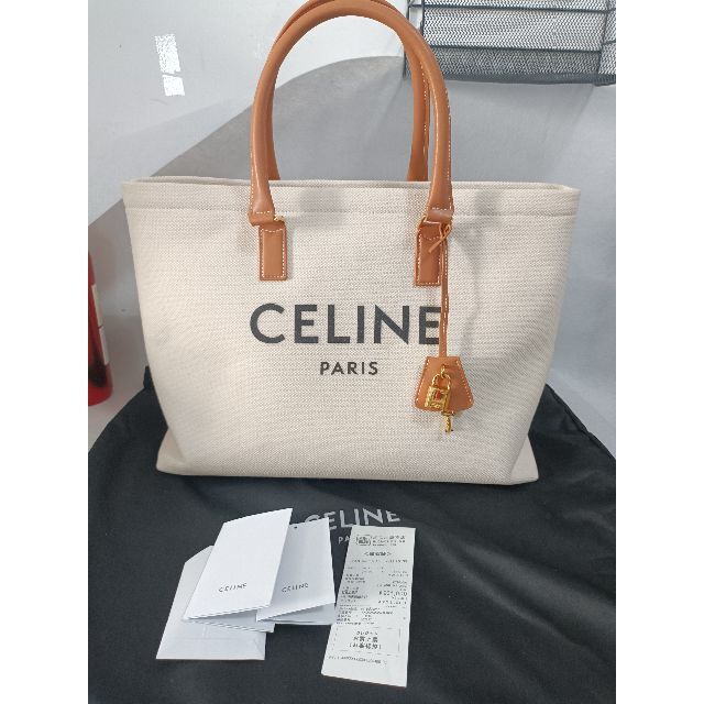 全国宅配無料 セリーヌ - celine ホリゾンタル トート キャンバス