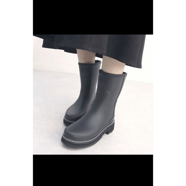 HUNTER ハンター リファインドショート スティッチ ウェリントンブーツ