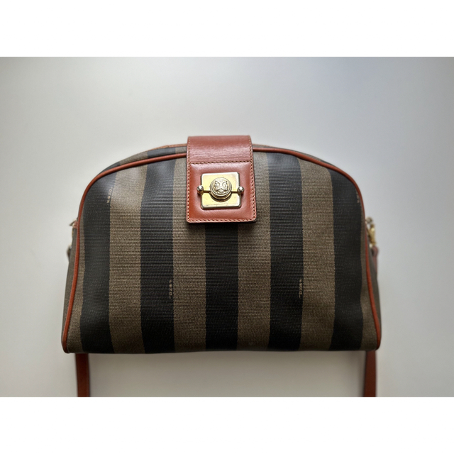 【美品】FENDI ペカン ショルダーバッグ オールドフェンディ