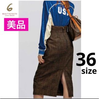 6 (ROKU) - 【即完売商品】6 roku MOGOL CHECK TIGHT SKIRT 36の通販 6 (ROKU) - 【即完売商品】6 roku MOGOL CHECK TIGHT SKIRT 36の通販