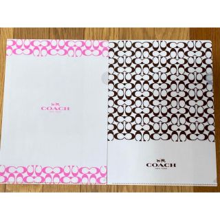 コーチ(COACH)のコーチ COACH クリアファイル A4 2枚セット(ファイル/バインダー)