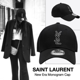 Saint Laurent - 日本未入荷！Saint Laurent x New Era モノグラムキャップ