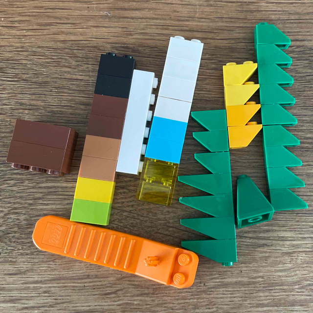 Lego(レゴ)のLEGO バラ　パーツセット　2 キッズ/ベビー/マタニティのおもちゃ(積み木/ブロック)の商品写真