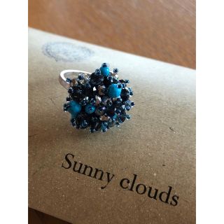 サニークラウズ(Sunny clouds（FELISSIMO）)の【未使用】フェリシモ  サニークラウズ ぷちぷちリング 指輪 ブルー(リング(指輪))