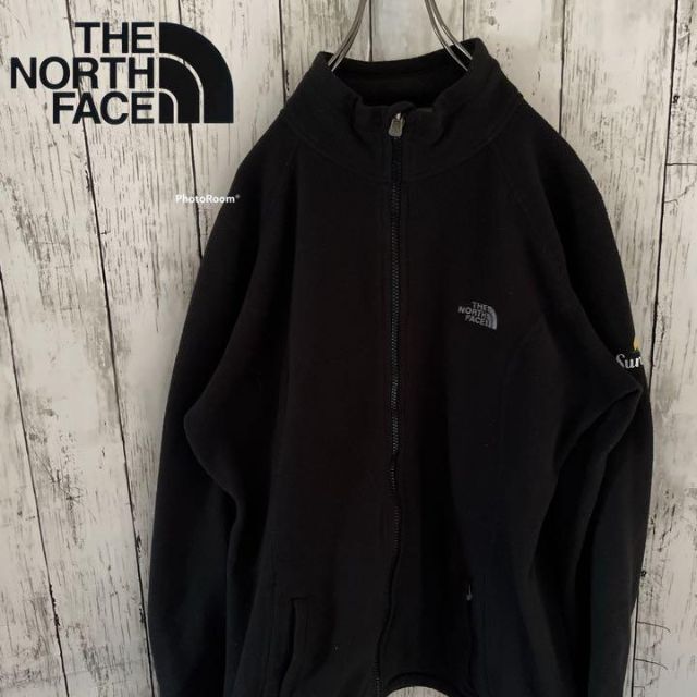 THE NORTH FACE フリース フルジップ 刺繍ロゴ メンズ L