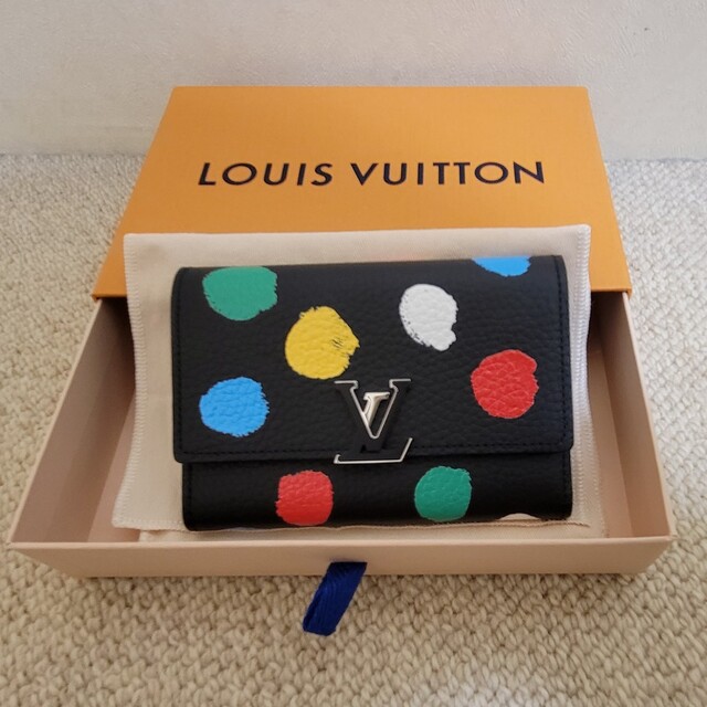 LOUIS VUITTON - Louis Vuitton カプシーヌコンパクト ノワール 草間彌生 コラボ