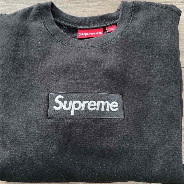 中古 Supreme Box Logo crewneck BLACK 黒 S 20892.4円 メンズ