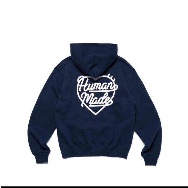 HUMAN MADE HEART ZIP-UP SWEAT HOODIE