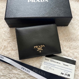 プラダ(PRADA)の美品 PRADA プラダ 2つ折り財布(財布)