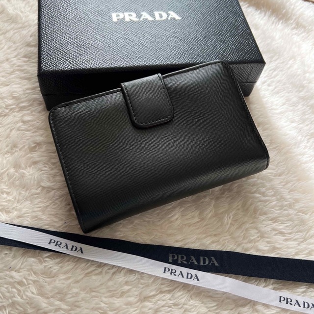 PRADA(プラダ)の美品 PRADA プラダ 2つ折り財布 レディースのファッション小物(財布)の商品写真