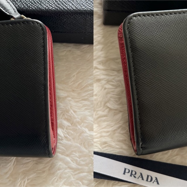 PRADA(プラダ)の美品 PRADA プラダ 2つ折り財布 レディースのファッション小物(財布)の商品写真